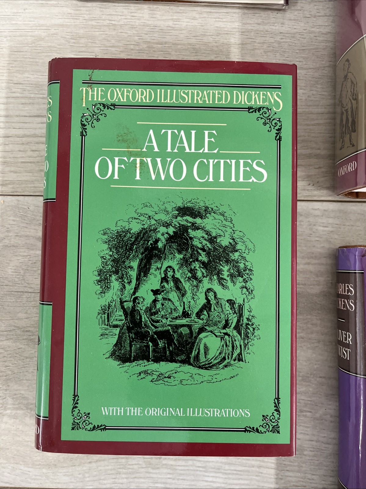 Oxford Illustrated Dickens Lot 13 HC Slipcase Style Like New Classics