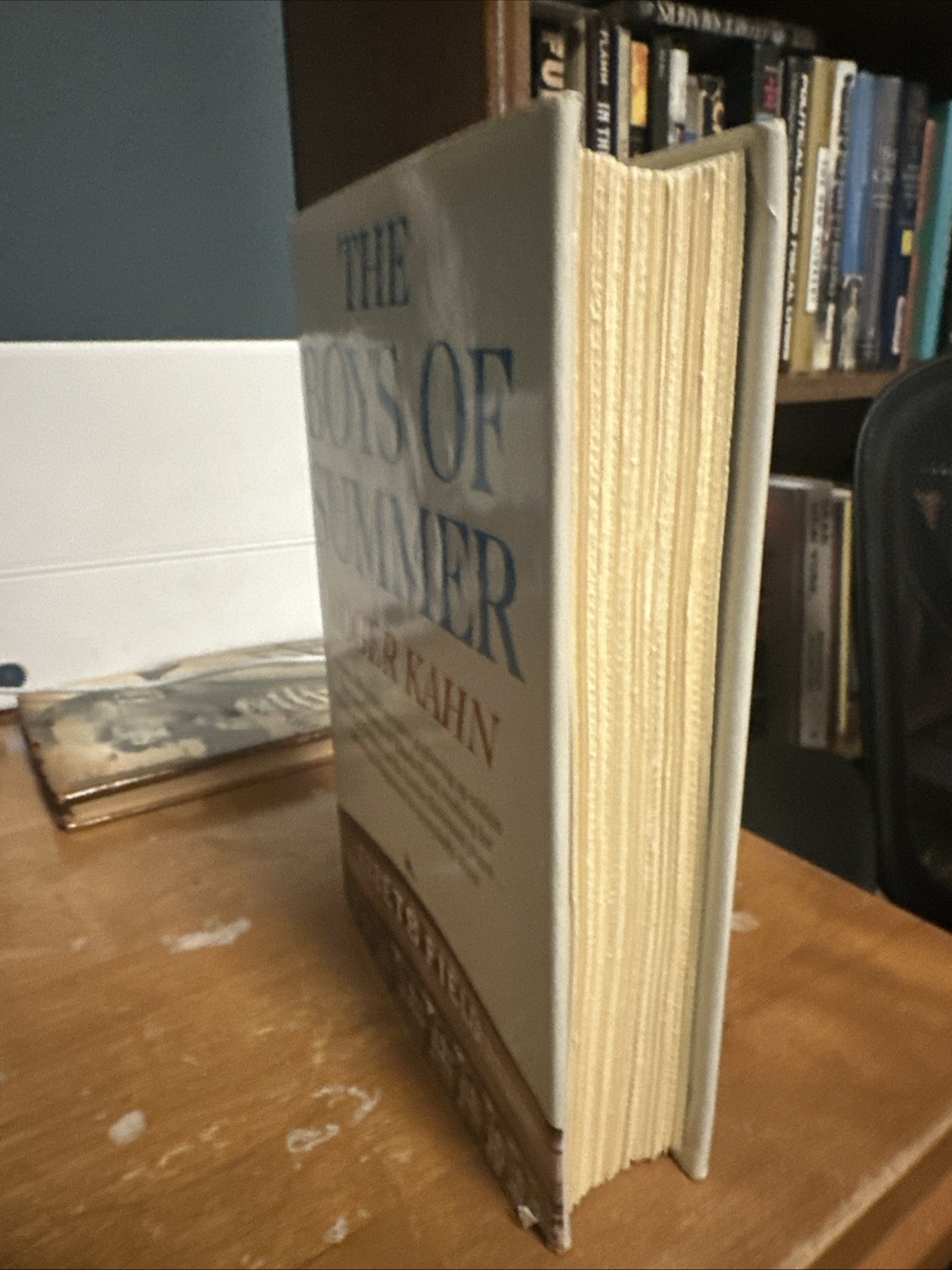 Roger Kahn SIGNED „The Boys of Summer“ 1st printing HC 1972 NOT Book Club