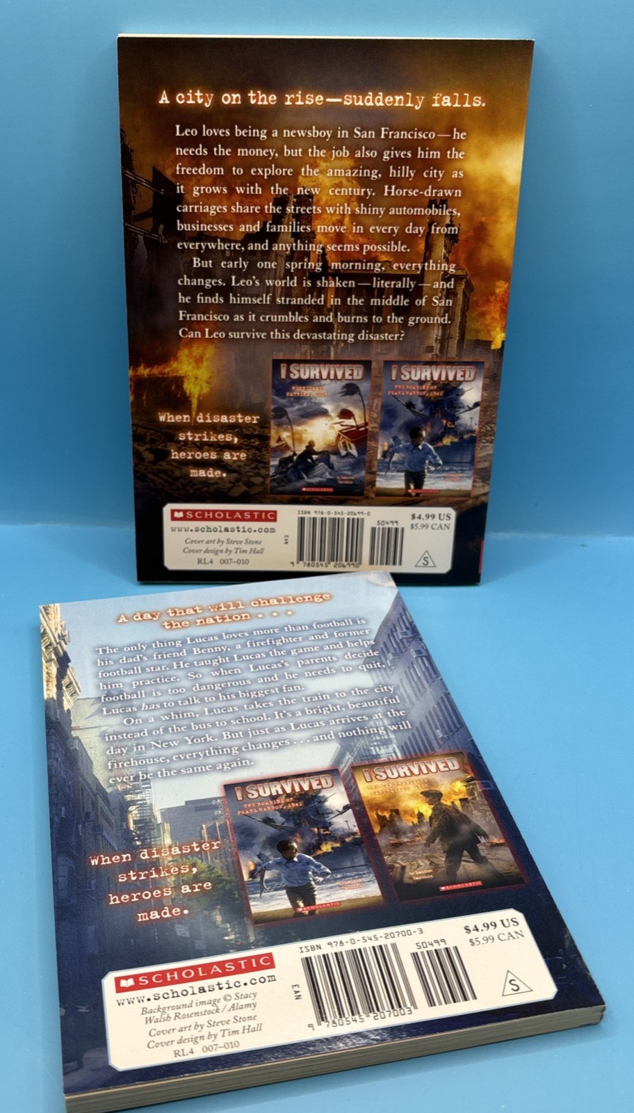 2010s Lot of 15 „I Survived“ Scholastic Chapter Paperback Books- New, Never Read