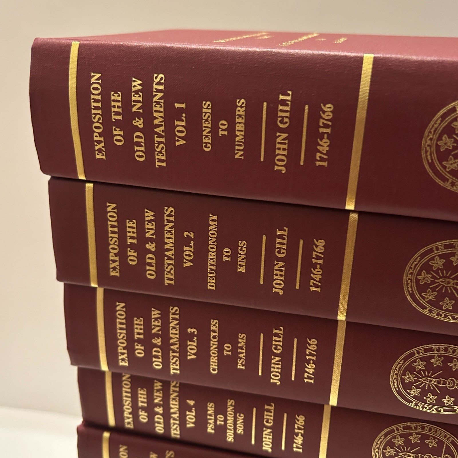 John Gill Exposition of the Old & New Testaments 9 Volume Commentary Complete