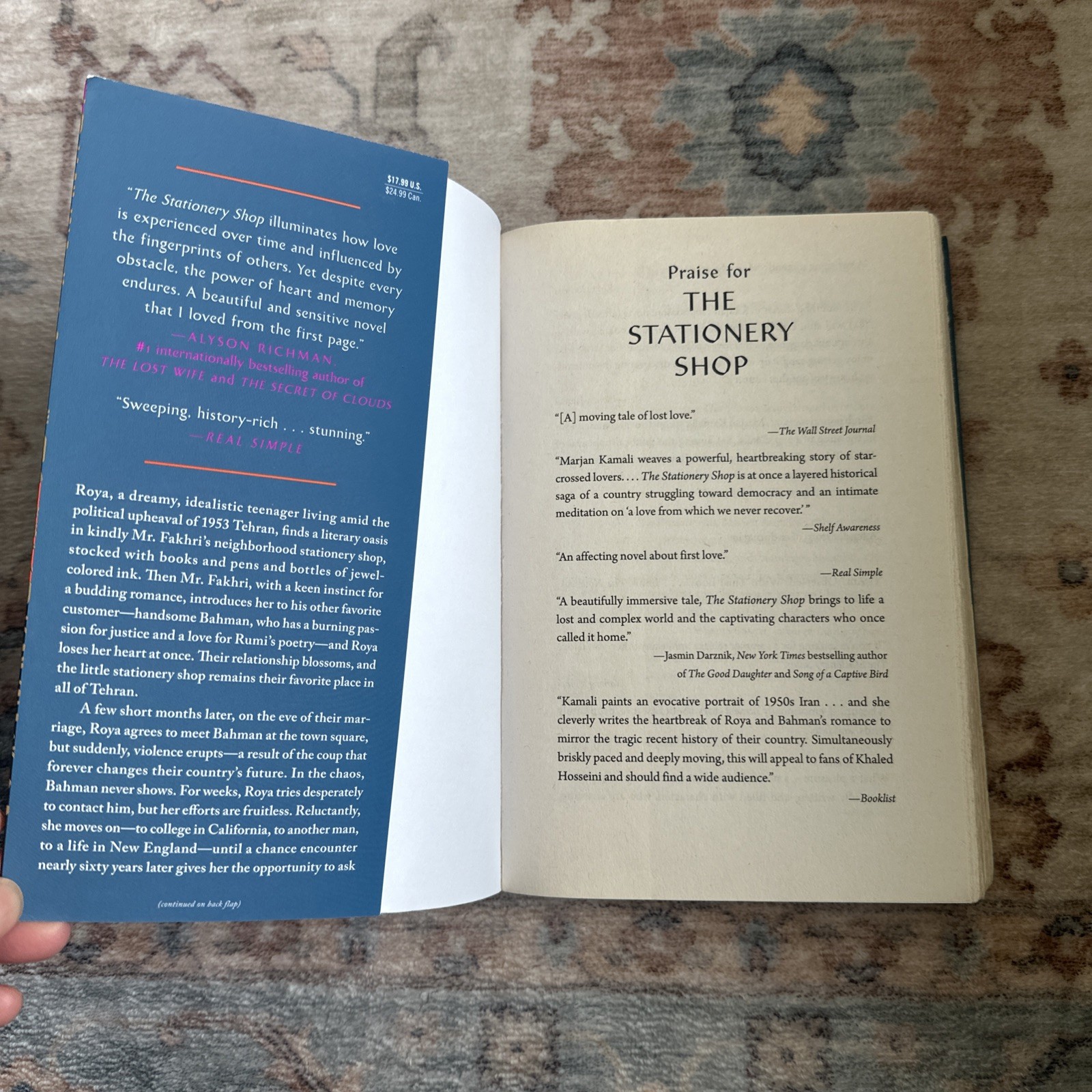 Stationery Shop by Marjan Kamali (2019, Trade Paperback)
