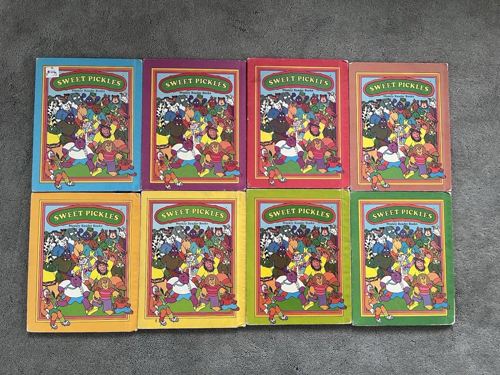 25 Vintage Sweet Pickles Books Kids Hardcover – 1970s