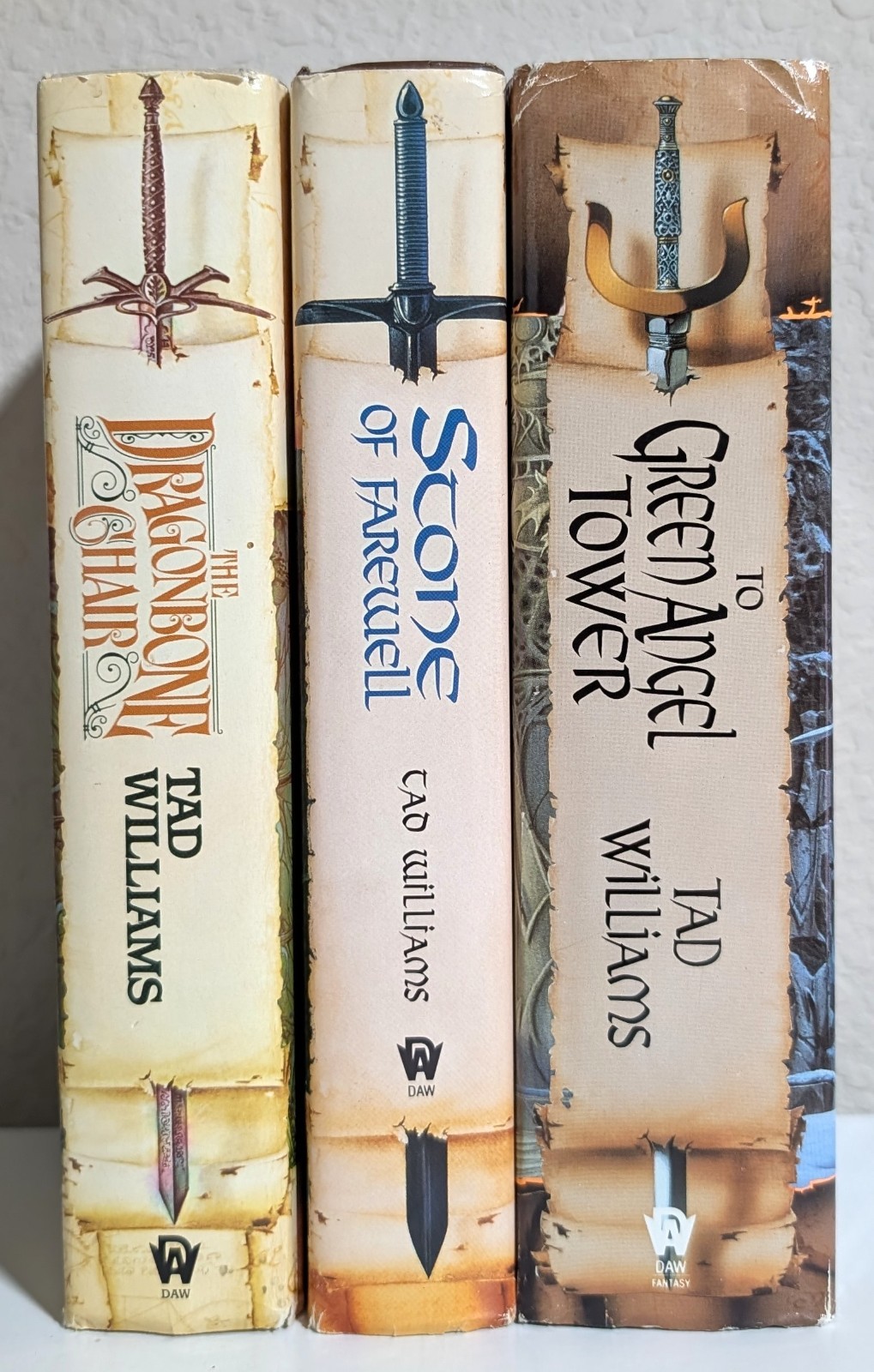 Tad Williams = MEMORY, SORROW, AND THORN = complete set – 3 BCE hardcovers