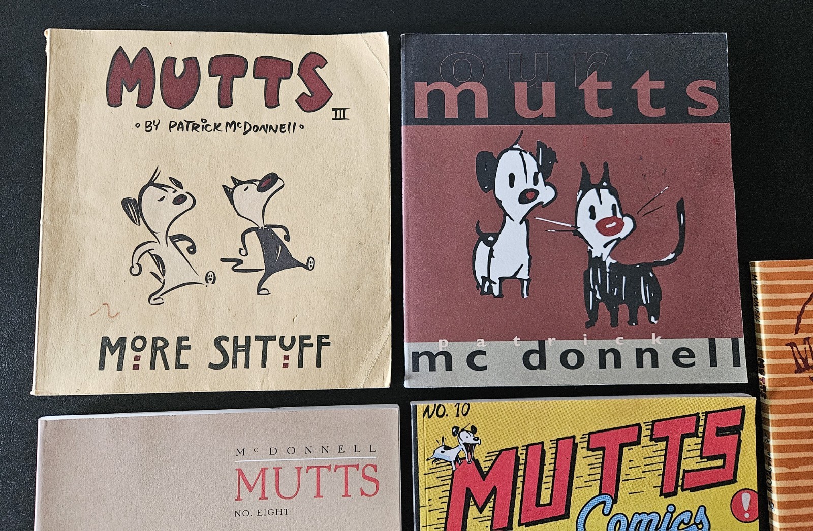 MUTTS Patrick McDonnell Lot of Seven 7 Books SUNDAY SERIES Softcover Mixed set