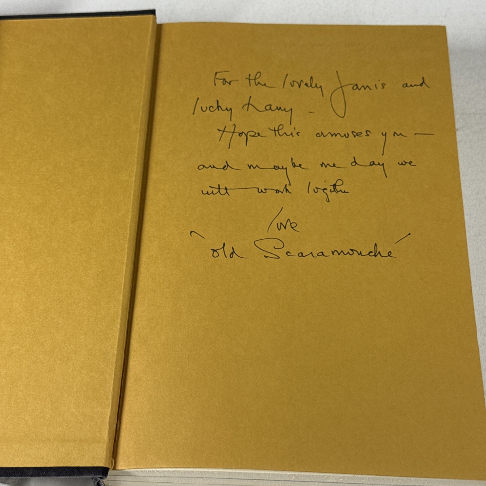 Stewart Granger SIGNED Sparks Fly Upward Granada 1981 First Edition HC DJ