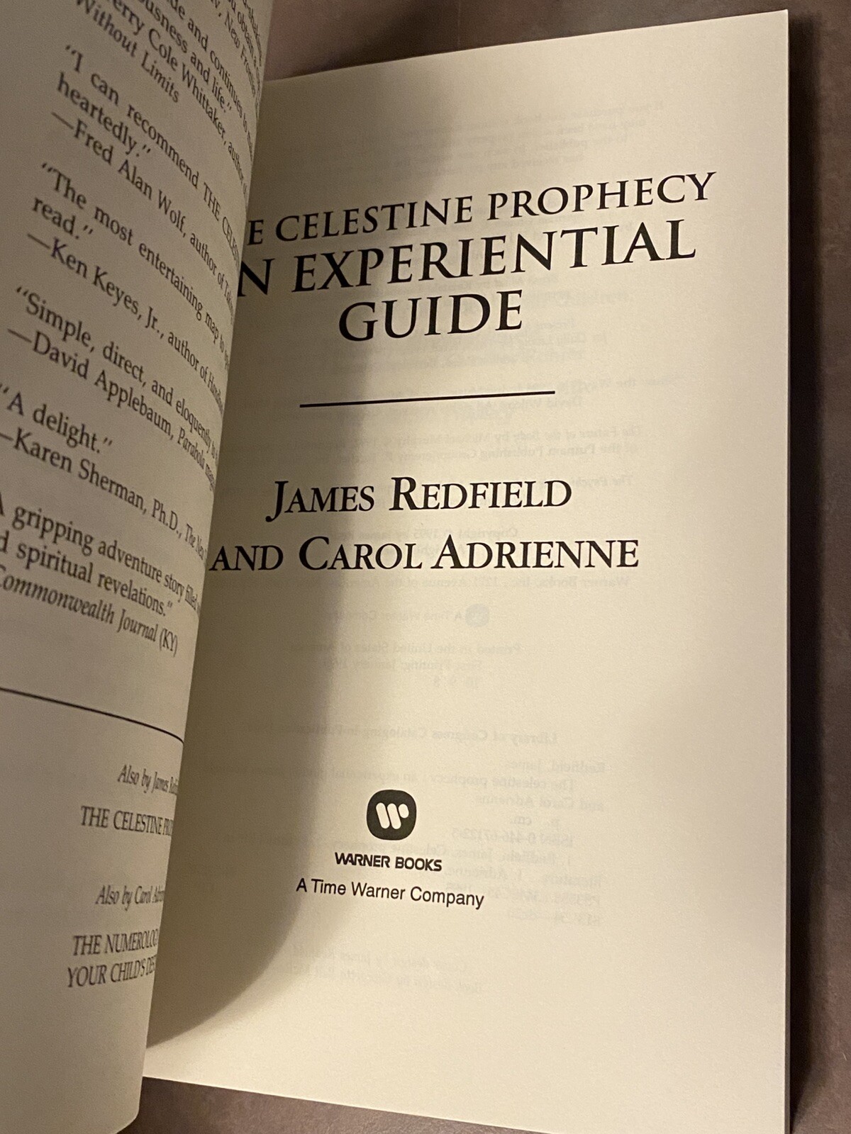The Celestine Prophecy: AN EXPERIENTIAL GUIDE by James Redfield, Carol Adrienne