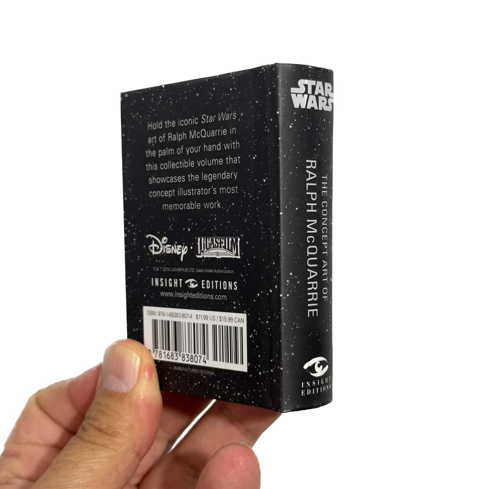 Star Wars The Concept Art of Ralph McQuarrie mini book 3.5″ high hardcover 304p