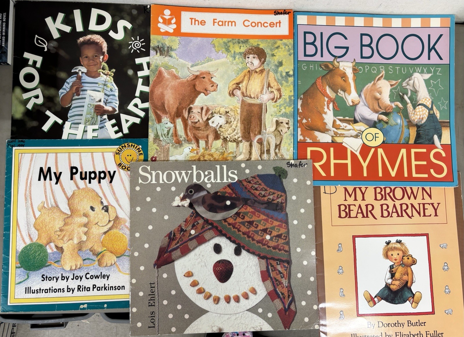 Lot of 20 Large Oversize Easel Big Picture Books Teacher School Story Time Lot#4