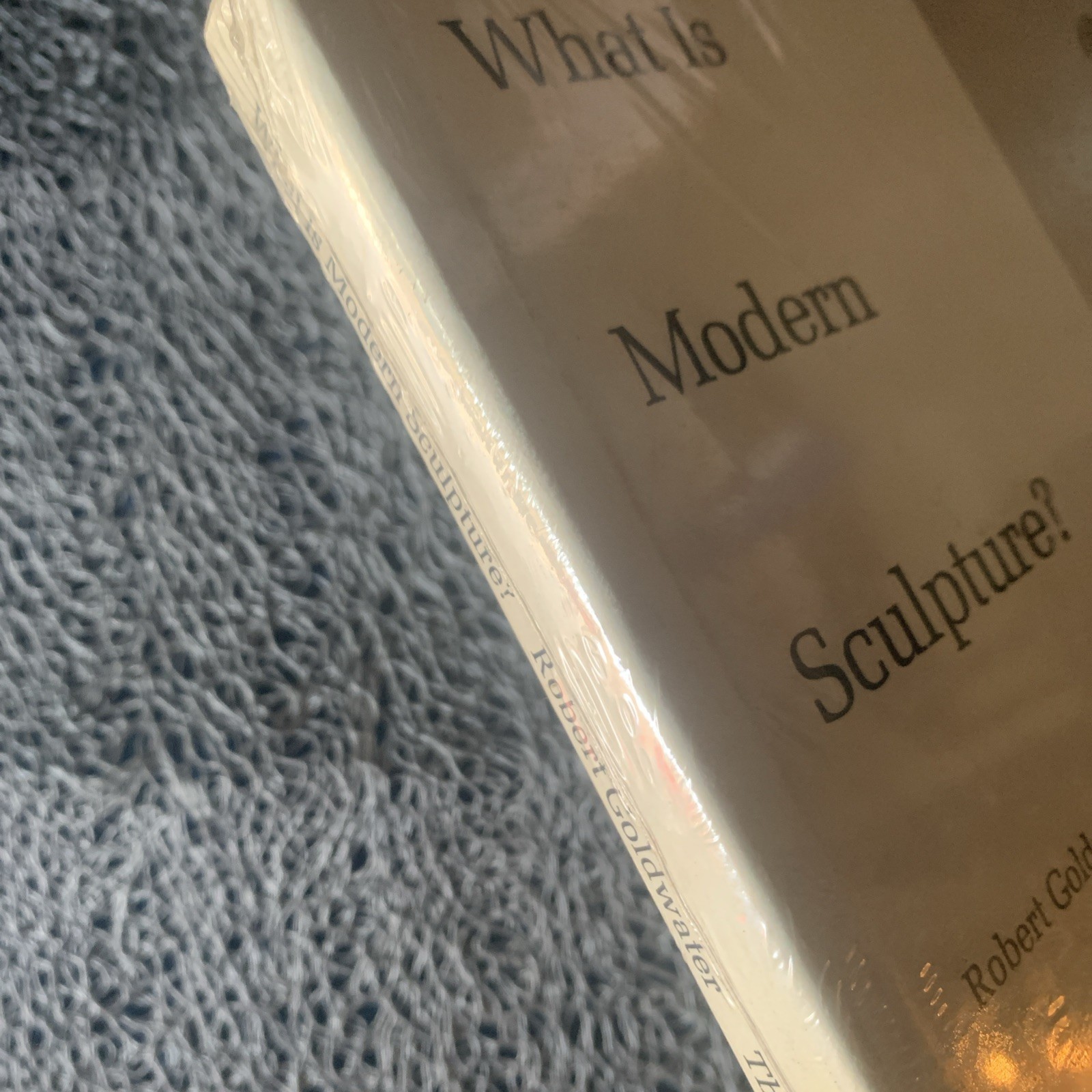 What is Modern Sculpture? by Robert Goldwater : Hardcover, 146 pp : NEW / Sealed