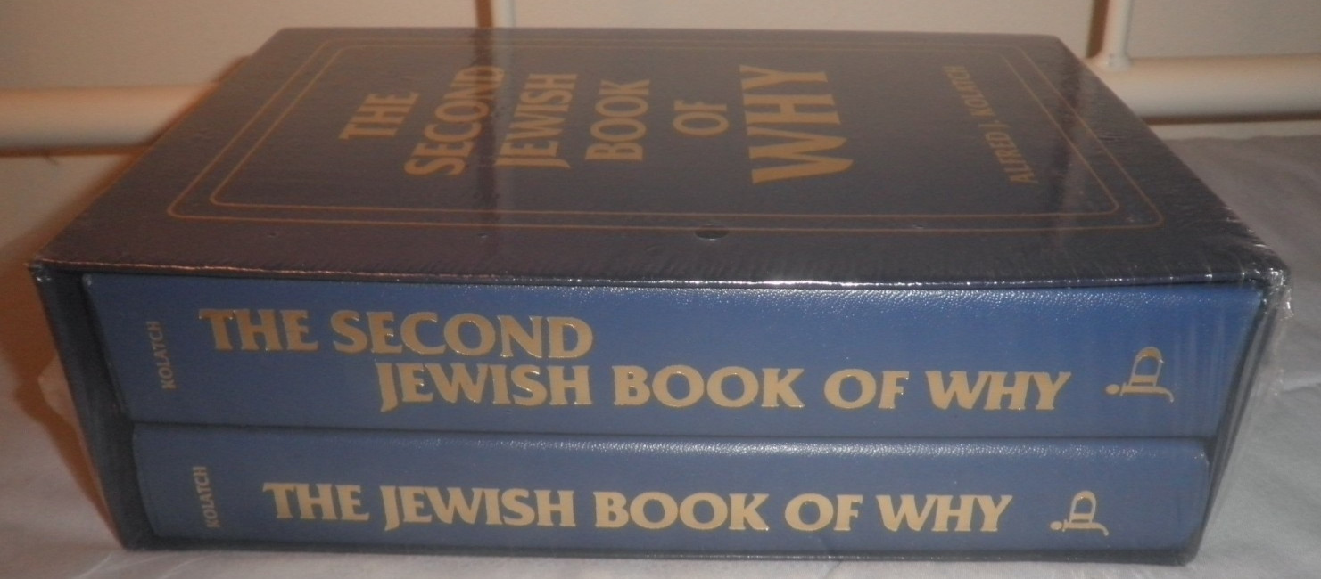 The Jewish Book of Why & The Second Jewish Book of Why 2 Volumes-New-Sealed F/SP
