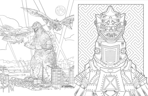 Godzilla: The Official Coloring Book, Titan, Excellent Book