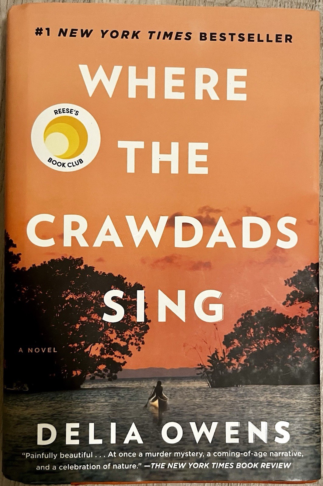 Good Where the Crawdads Sing Hardcover Dust Jacket Owens Delia Reeses Book Club