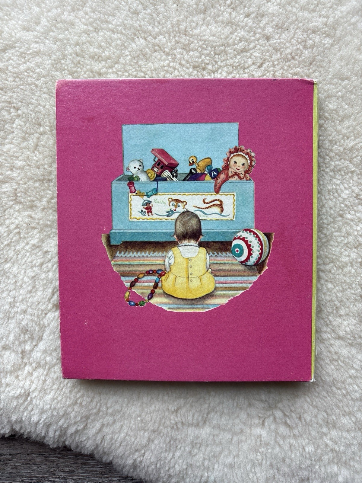 Rare Eloise Wilkin Illustrated My Toy Box, A Golden Panorama Book, Vintage 1960s