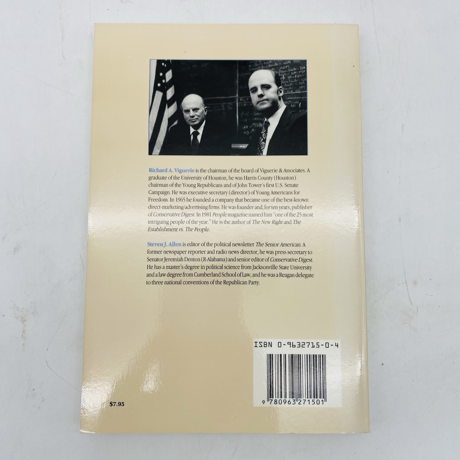 Lip Service by Steven J. Allen 1992 Trade Paperback George Bush’s 30-Year Battle