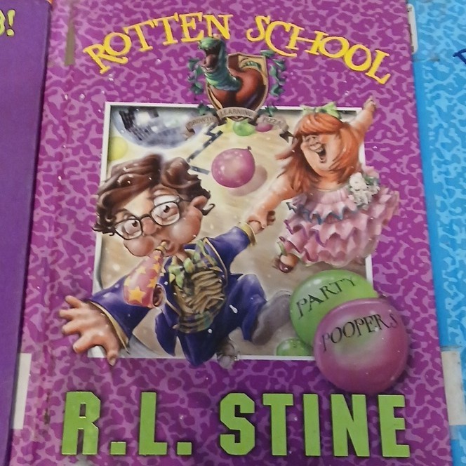 HarperCollins Hardcover Rotten School by R.L. Stine, Ages 9-12, Illustrated
