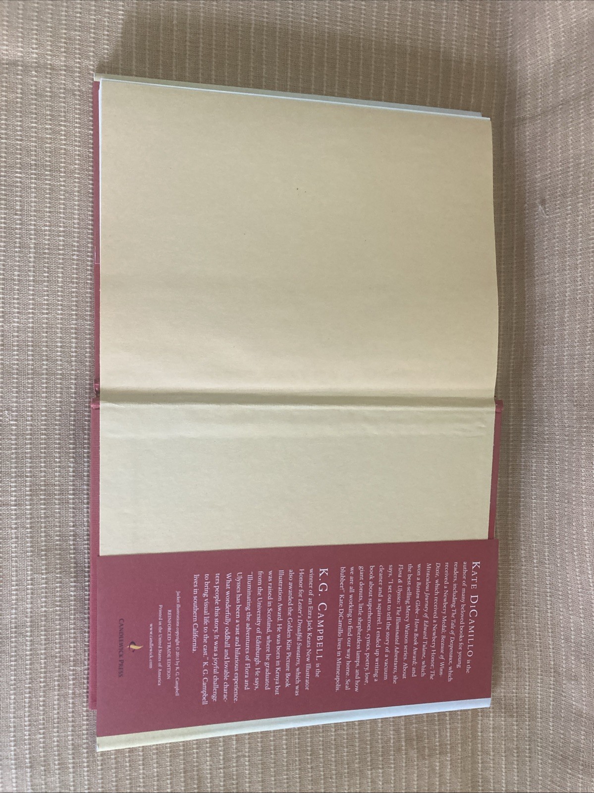 Flora & Ulysses: the Illuminated Adventures (Candlewick Press 2013) AUTOGRAPHED