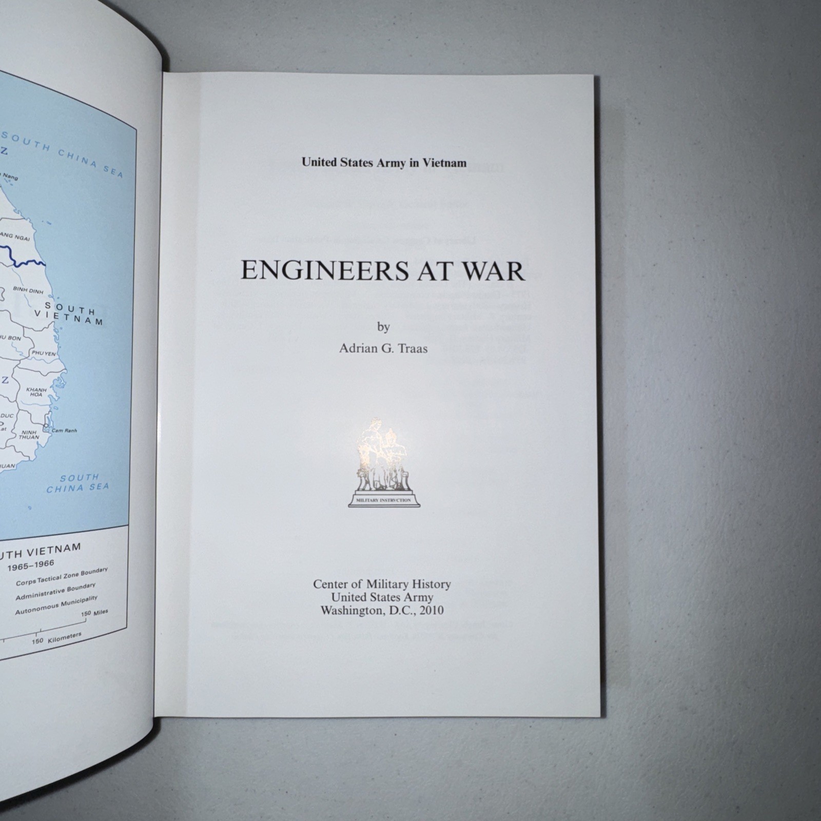 ENGINEERS AT WAR (UNITED STATES ARMY IN VIETNAM SERIES) By Adrian G. Traas