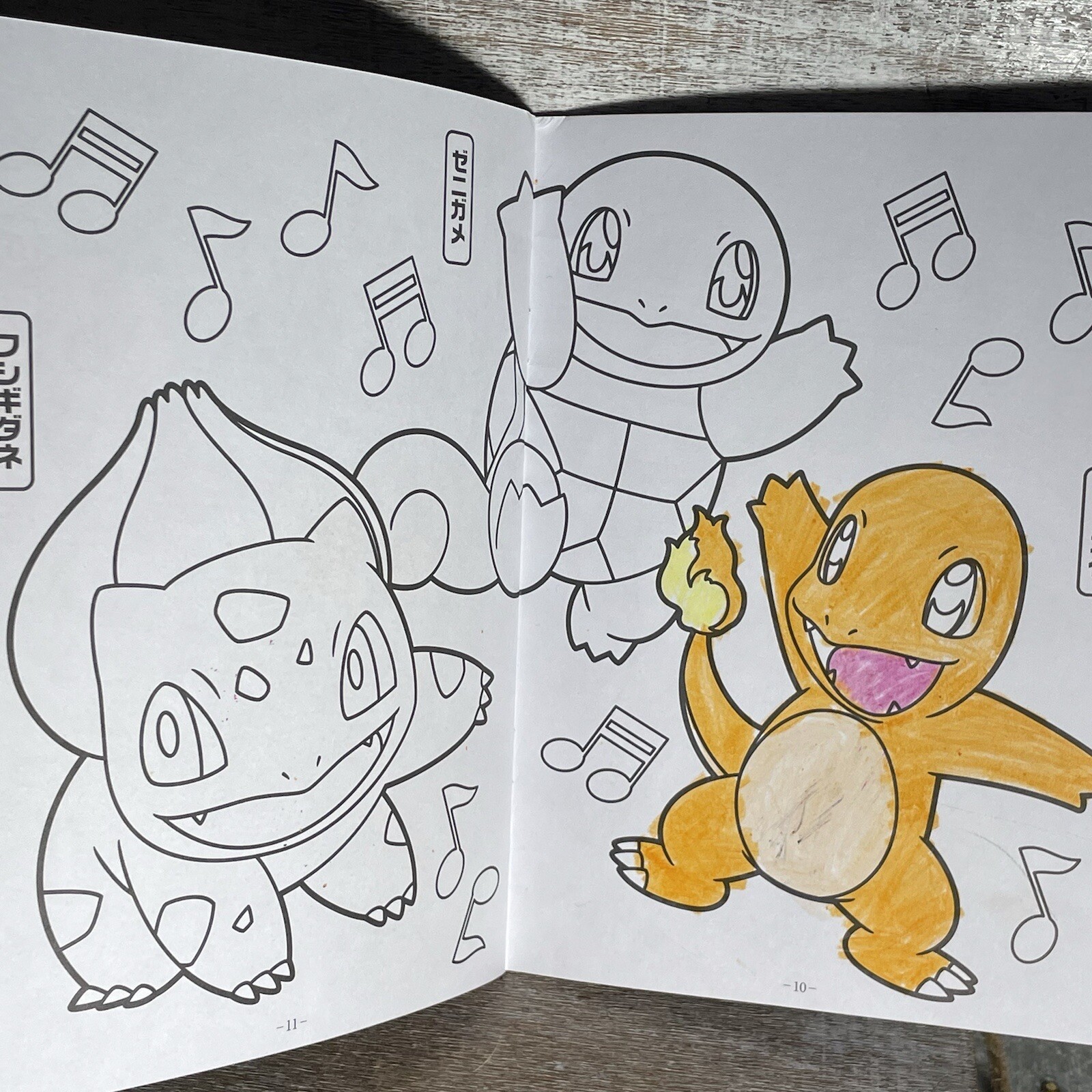 Lot of 2 Nintendo Pokemon Coloring Books Japan 32 Pages PLEASE READ BELOW