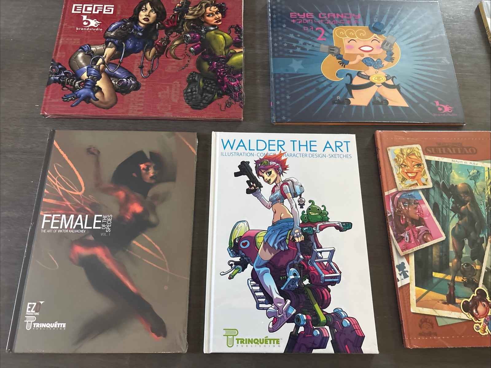 Eye Candy, Female Adult , Art Book Lot Of 9 New Great For Gifts Graphic Art