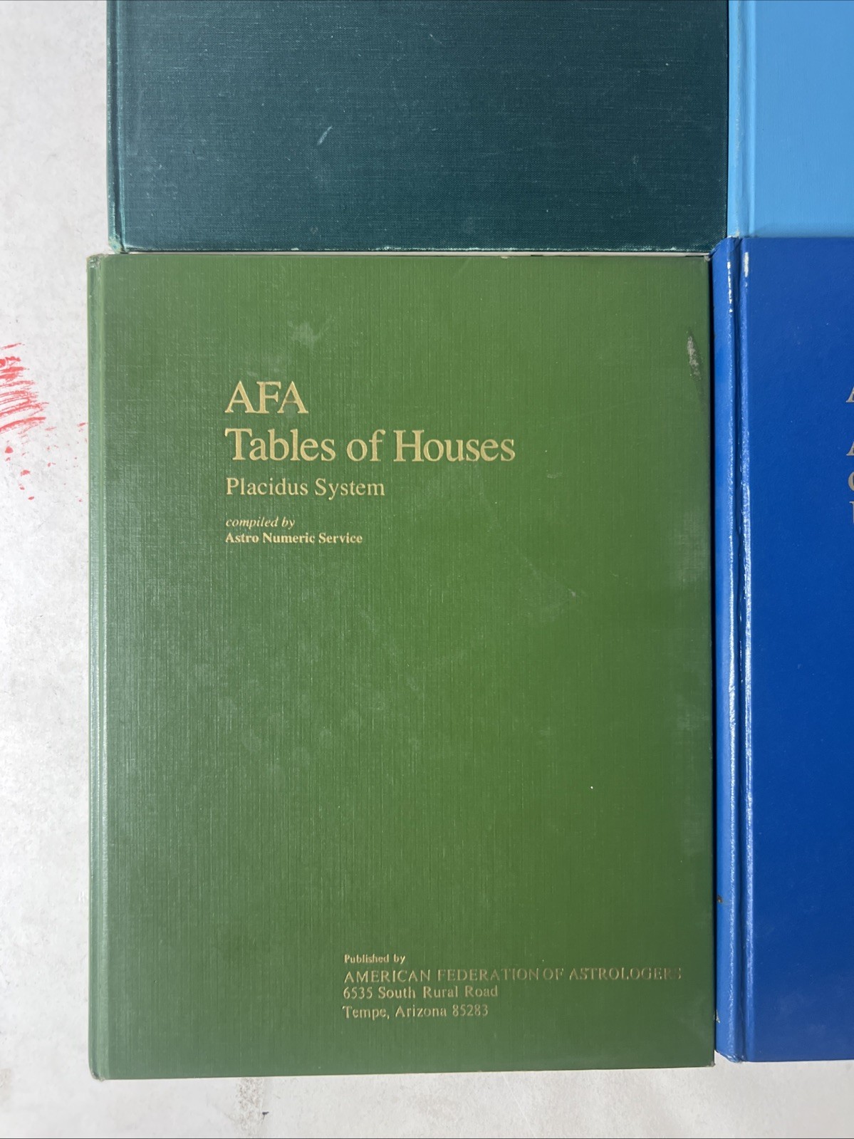 Lot Of 4 Astrology AFA Books 1911-1977