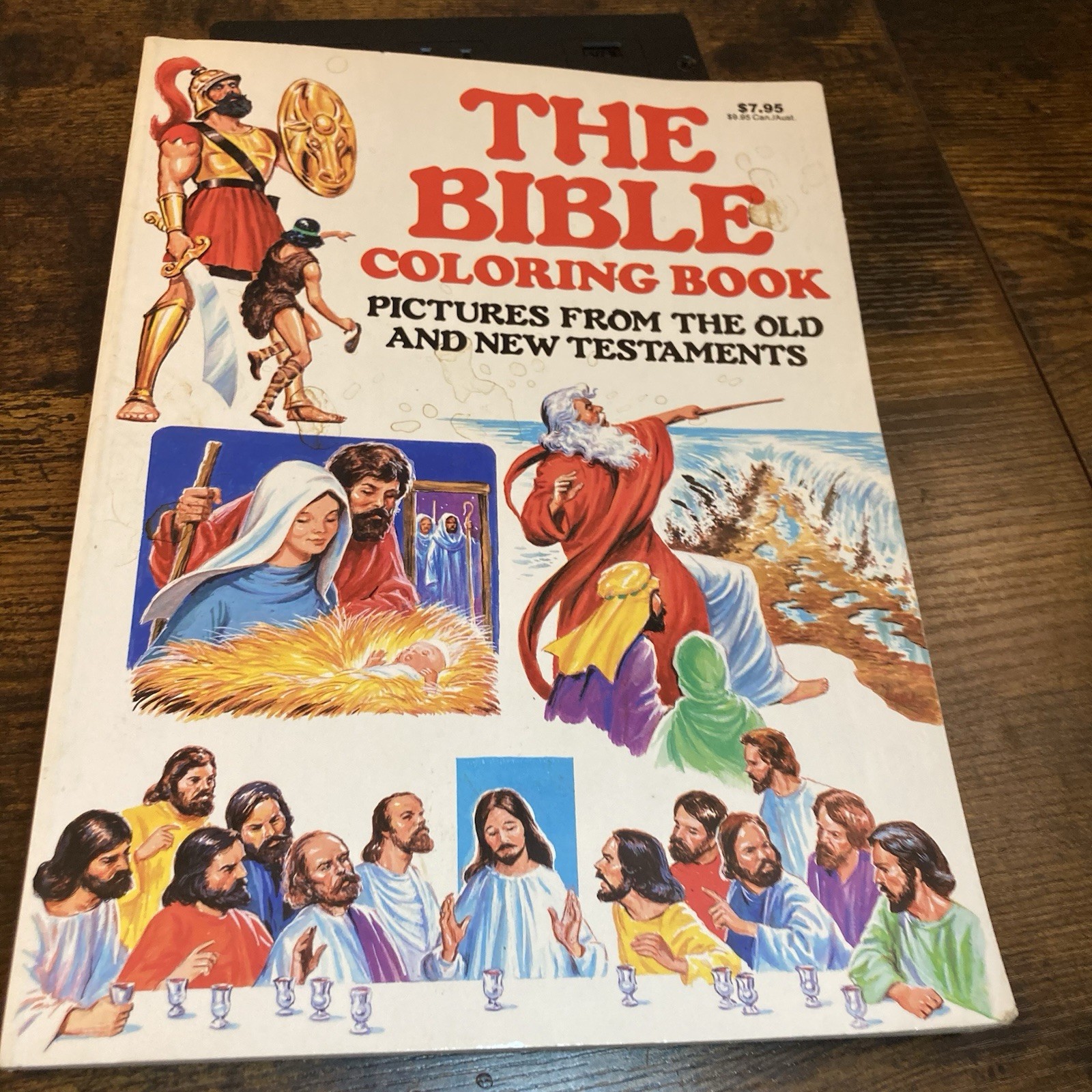 The Bible Coloring Book Jesus Mary Creative Child 1991 Vtg – 156 Unused Pages