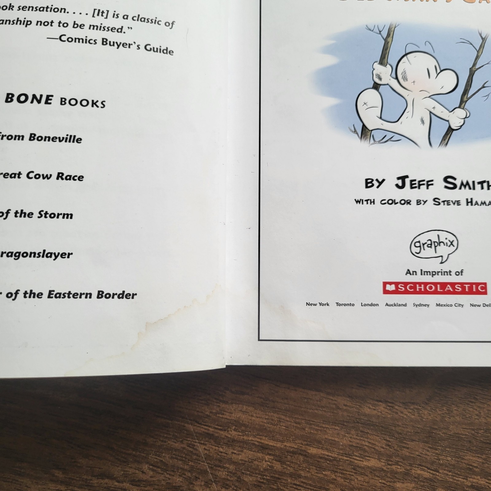 Bone by Jeff Smith Series Books 1-9