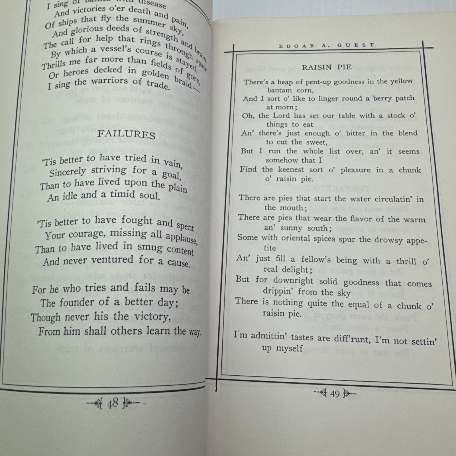 Collected Verse of Edgar A. Guest Hardcover Contemporary Books Inc. Poetry Book