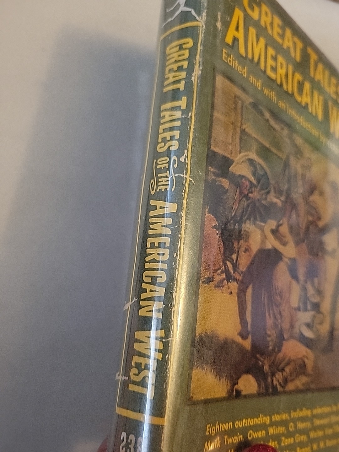 Great Tales of the American West Harry E. Maule 1945 HCDJ Modern Library