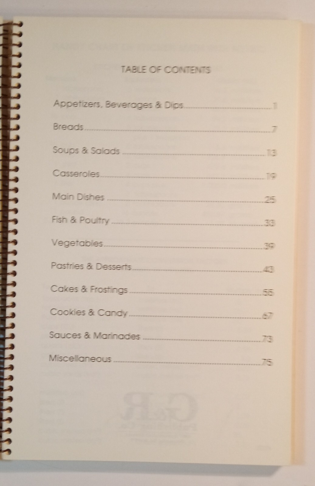 Cookbook „The McNair’s Relative & Friends“ 76 Pages + Household Tips