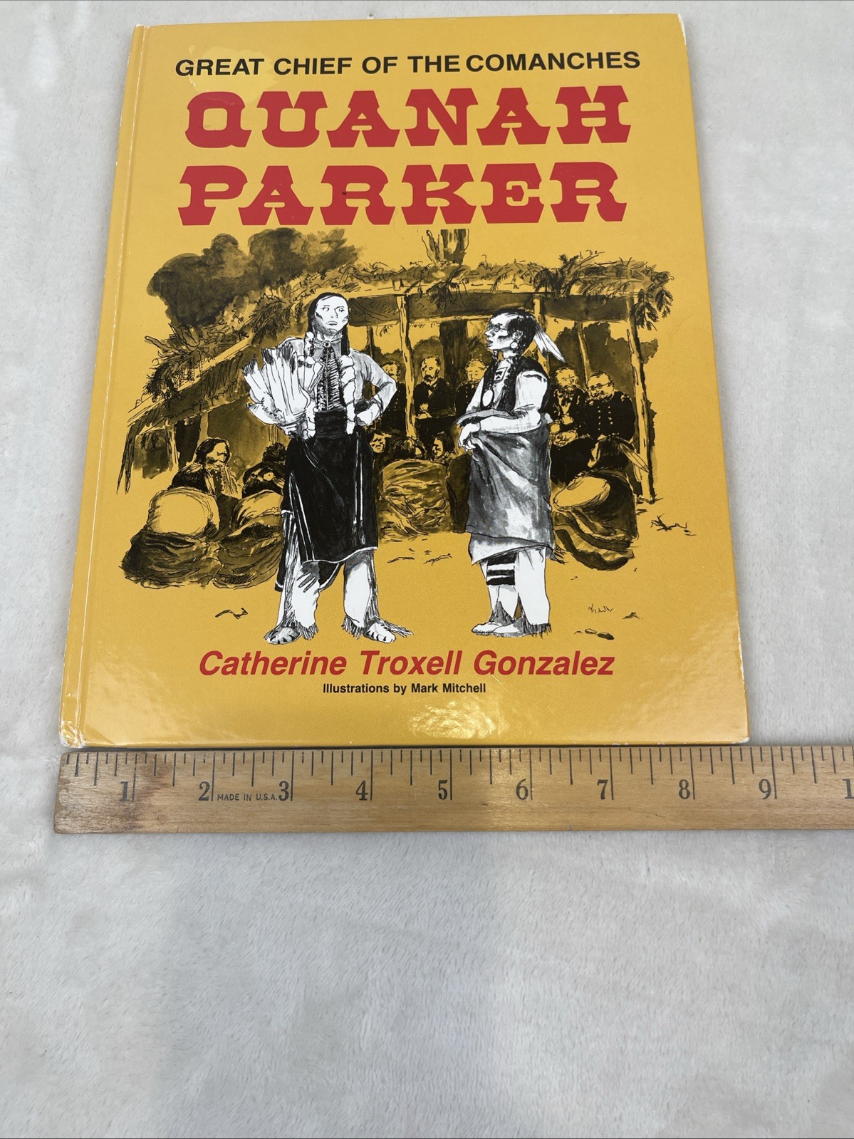 Signed 1987 First Edition Great Chief Of The Comanches Quanah Parker Hard Cover