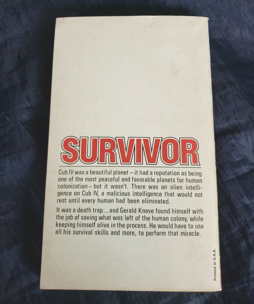 Survivor Laurence Janifer Vintage 1977 Sci-Fi Paperback Science Fiction