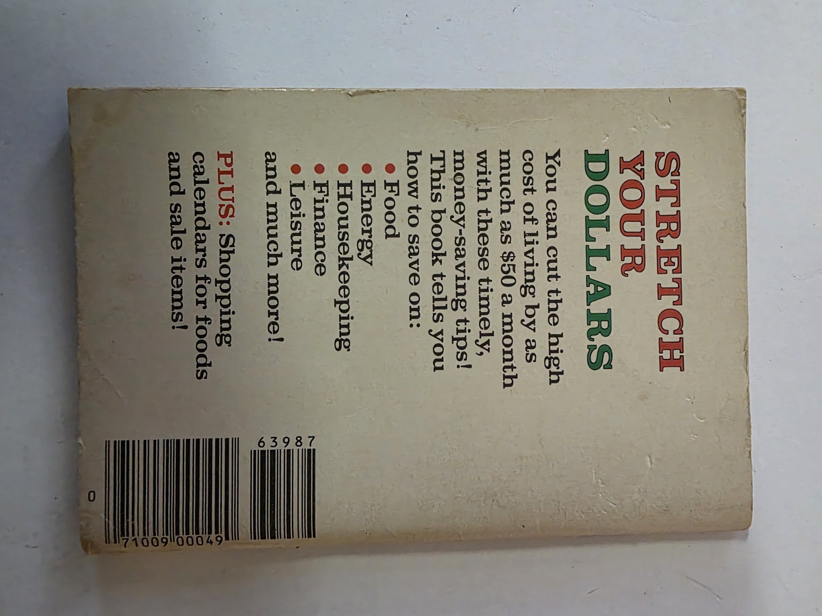 301 Ways to Fight Inflation E.E. Smith 1980 Dell Purse Book Vintage Paperback