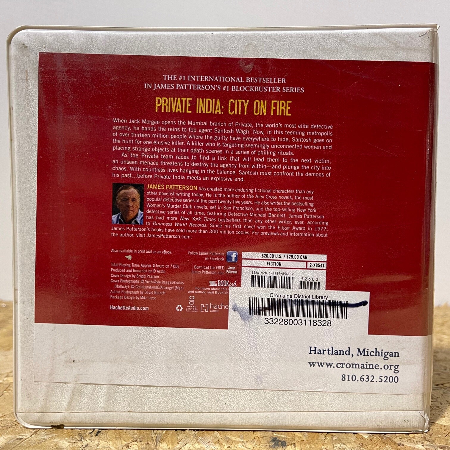 Private India: City on Fire by Ashwin Sanghi Ex Lib 7 CD Unabridged Audiobook