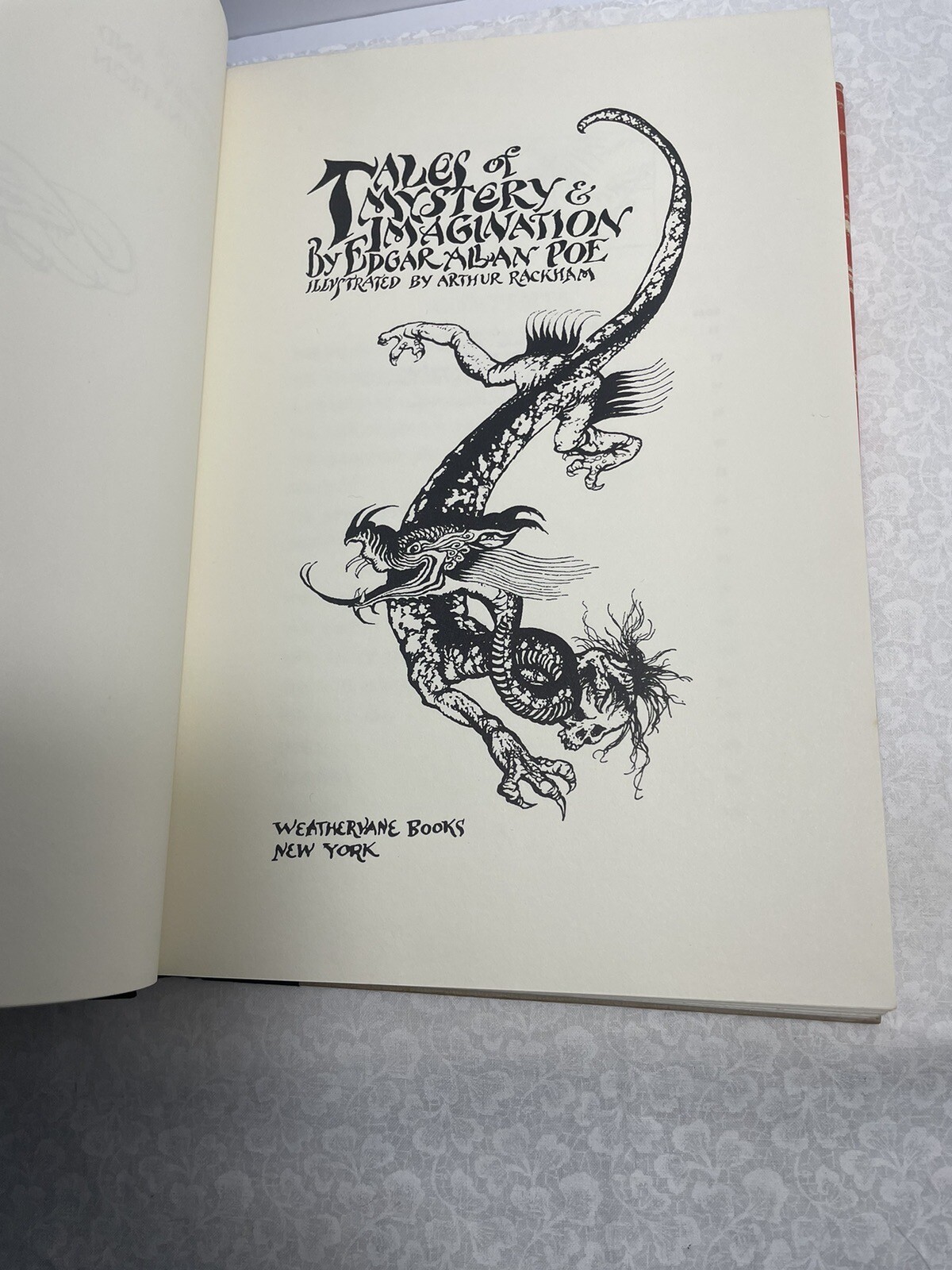 Vintage 1935 „POE’S TALES OF MYSTERY & IMAGINATION“ 317-Page Hardcover