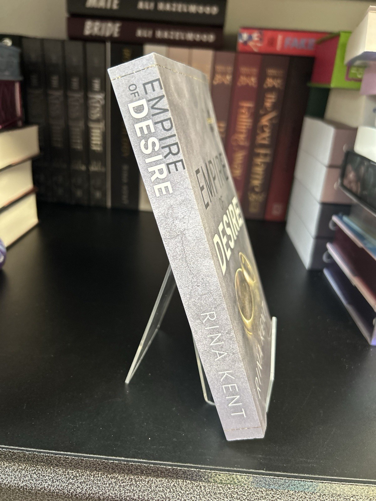 Cover to Cover Empire of Desire by Rina Kent SIGNED