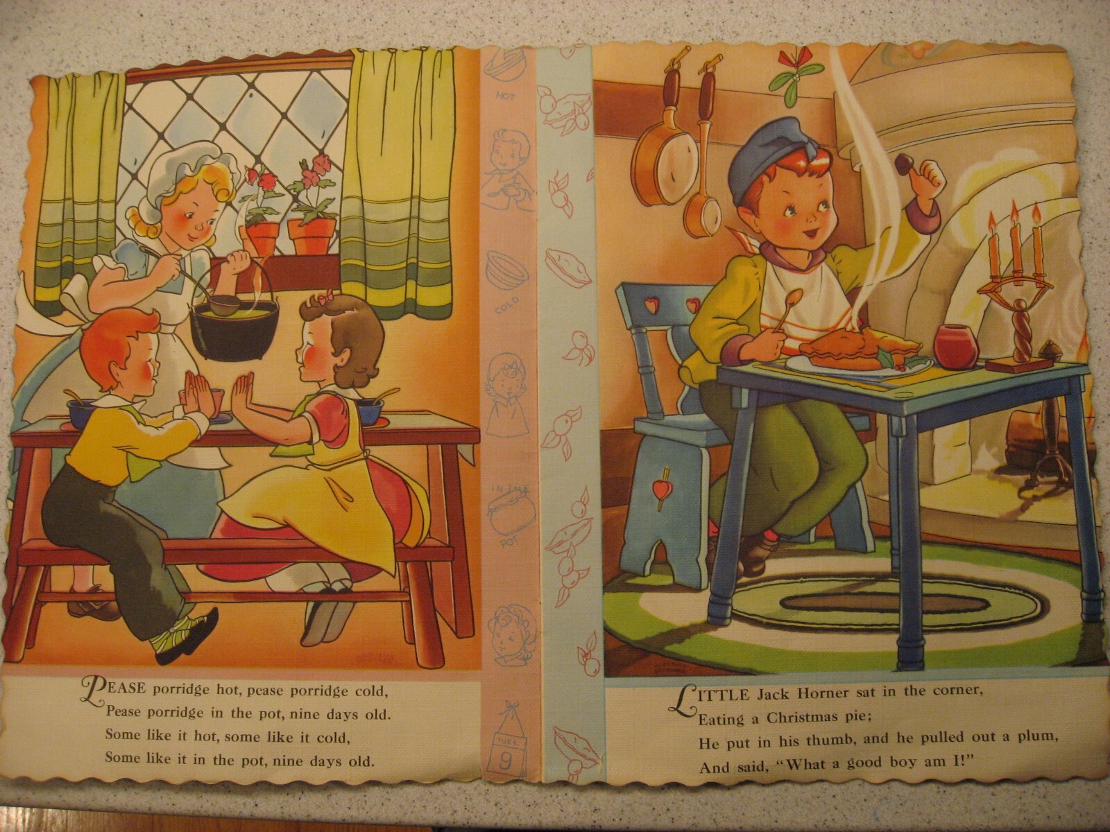 Vintage Whitman Publishing Nursery Rhymes 1942 Paperback Children’s Book