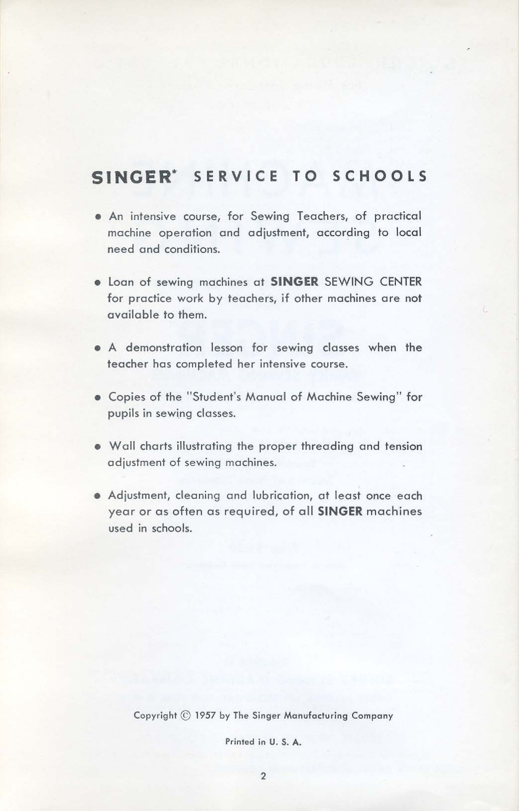 SINGER Teacher’s Textbook of Machine Sewing Manual – COIL BOUND – TOUGH COVERING