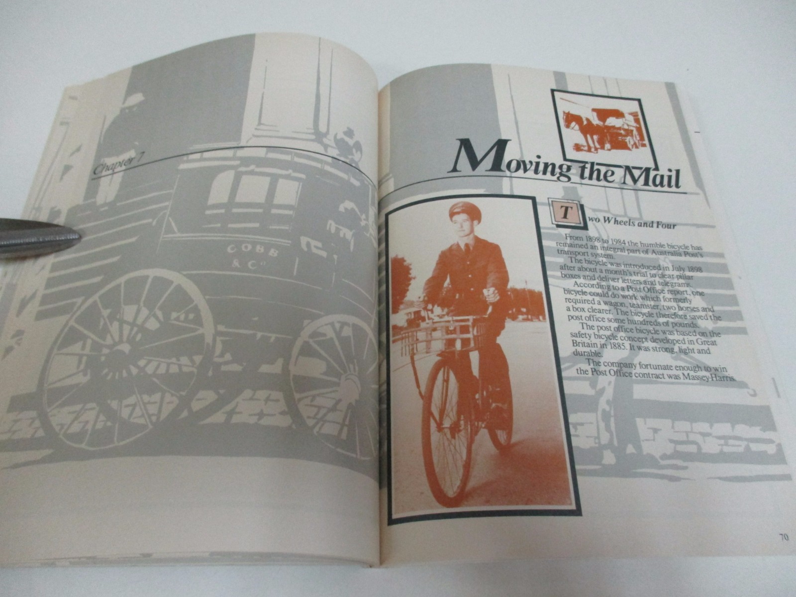 History of Postal Services in Victoria – Australia Post Book – 125 Pages – 1984