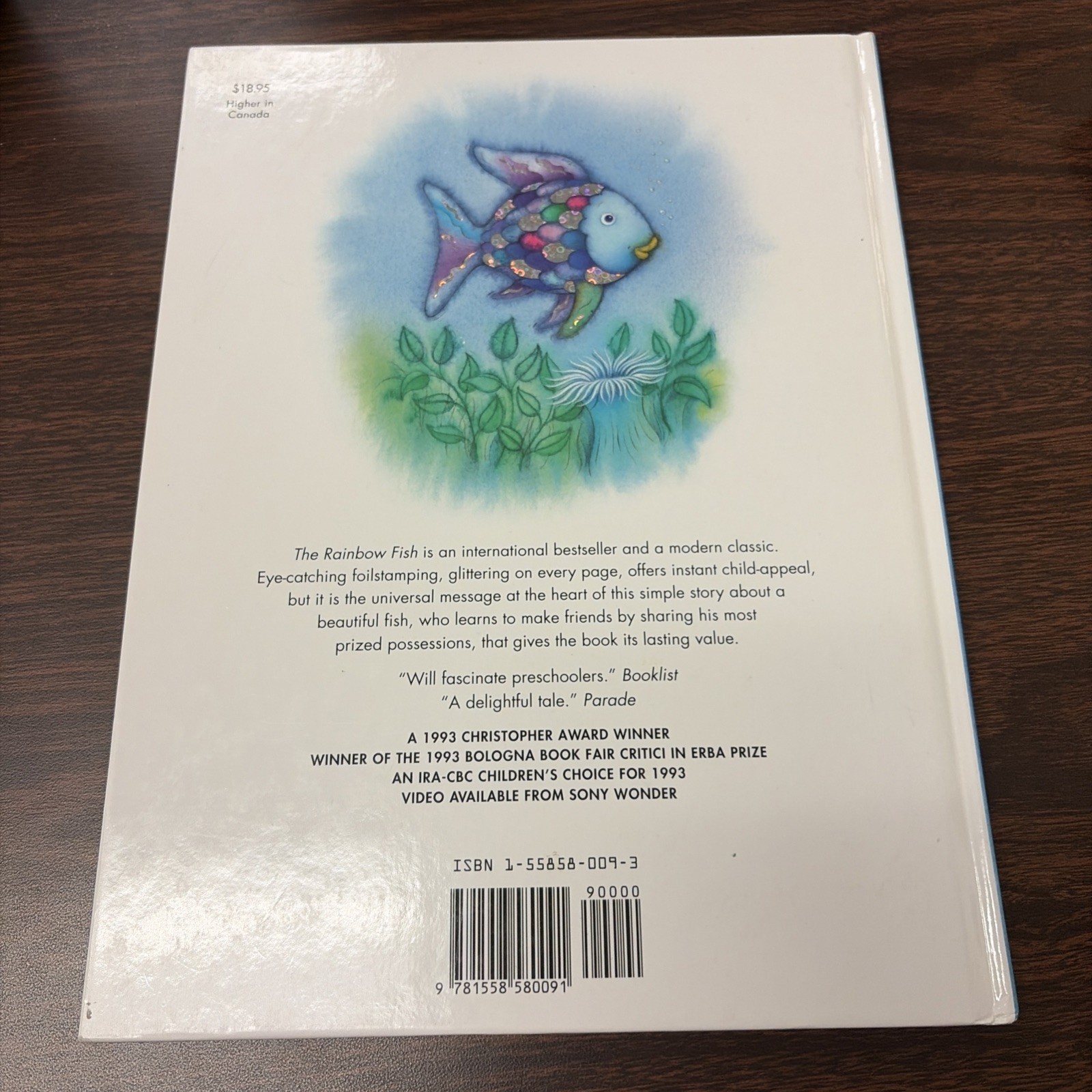 Rainbow Fish by Marcus Pfister (1999, Hardcover)