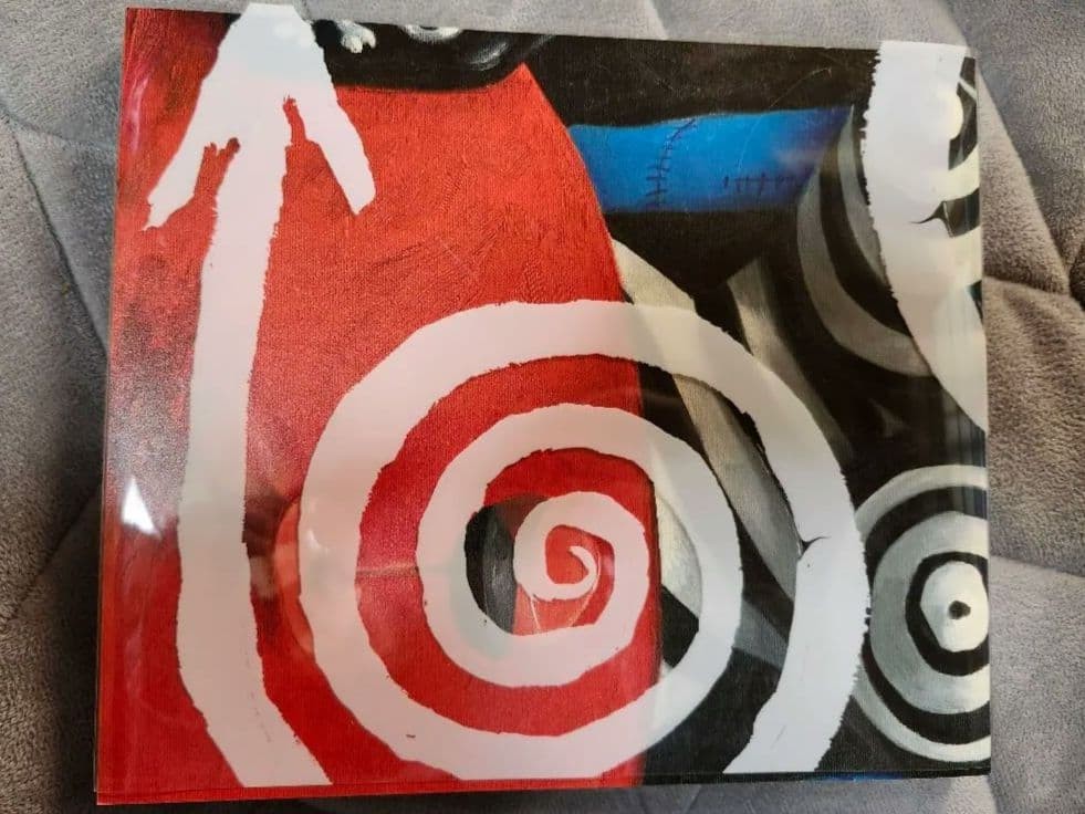Tim Burton The World Art Book Exhibition Rubbing 12.6 x 9.4 in