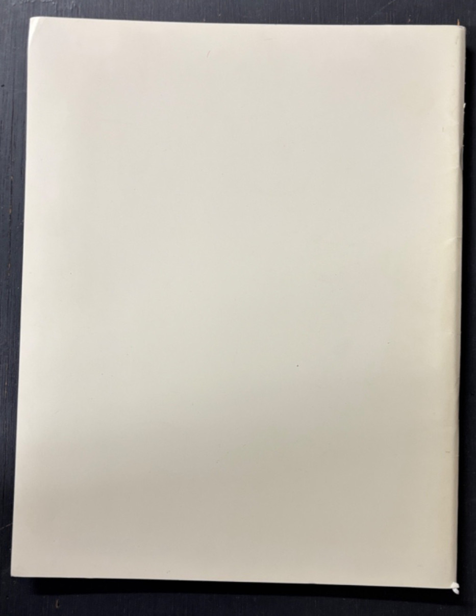 Blank Catalog Heavy Cover Glossy Paper / 88 nonglossy pages staple-bound 8.5×11″