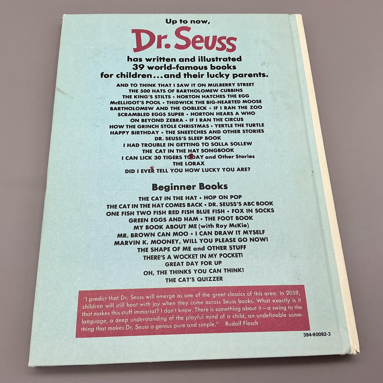 Vintage I Had Trouble In Getting To Solla Sollew Dr Seuss Random House HC Cream