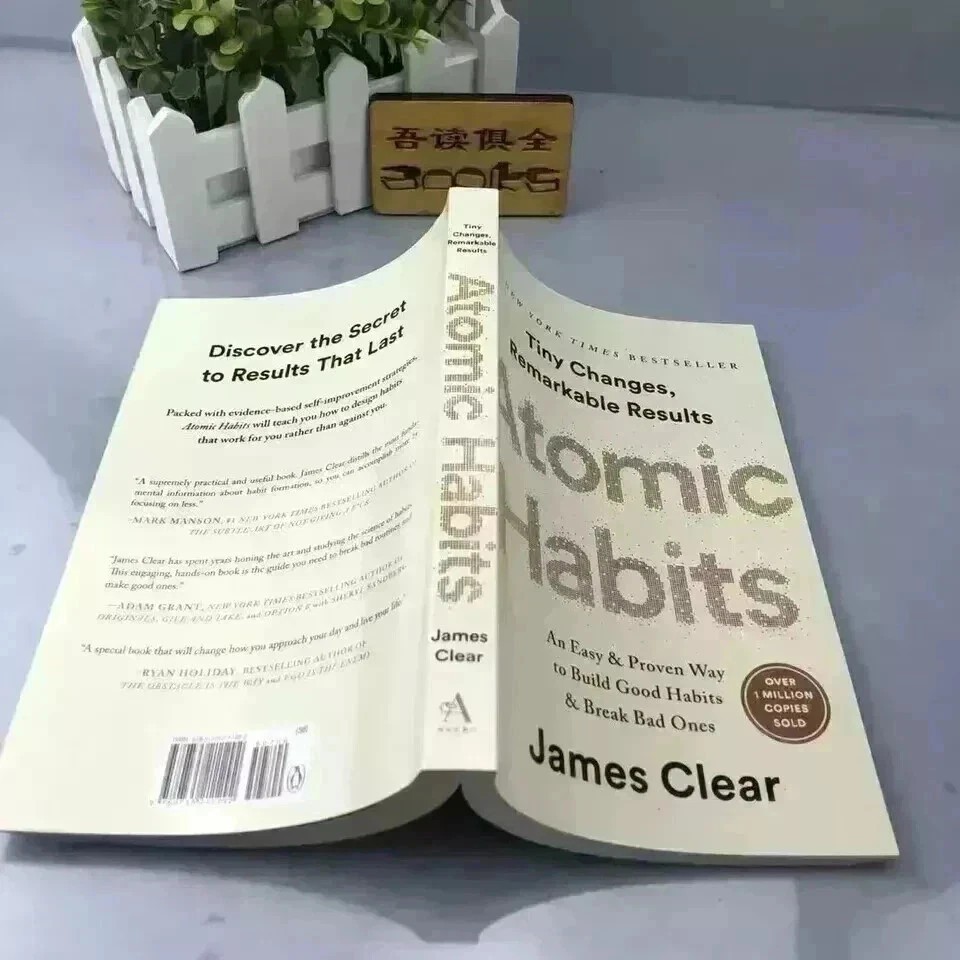 Atomic Habits by James Clear Build Good Habits & Break Bad Ones Paperback Book