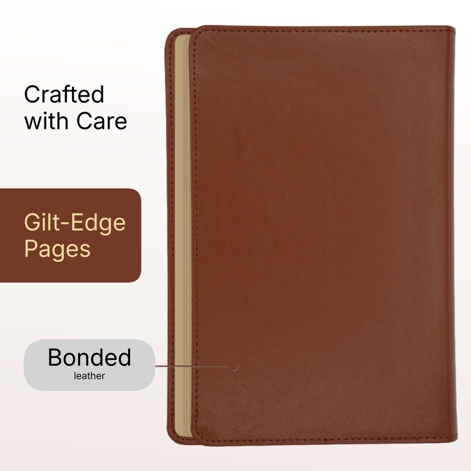 Louis Segond French Bible Medium Print – Compact LSG Bible Marron by SP