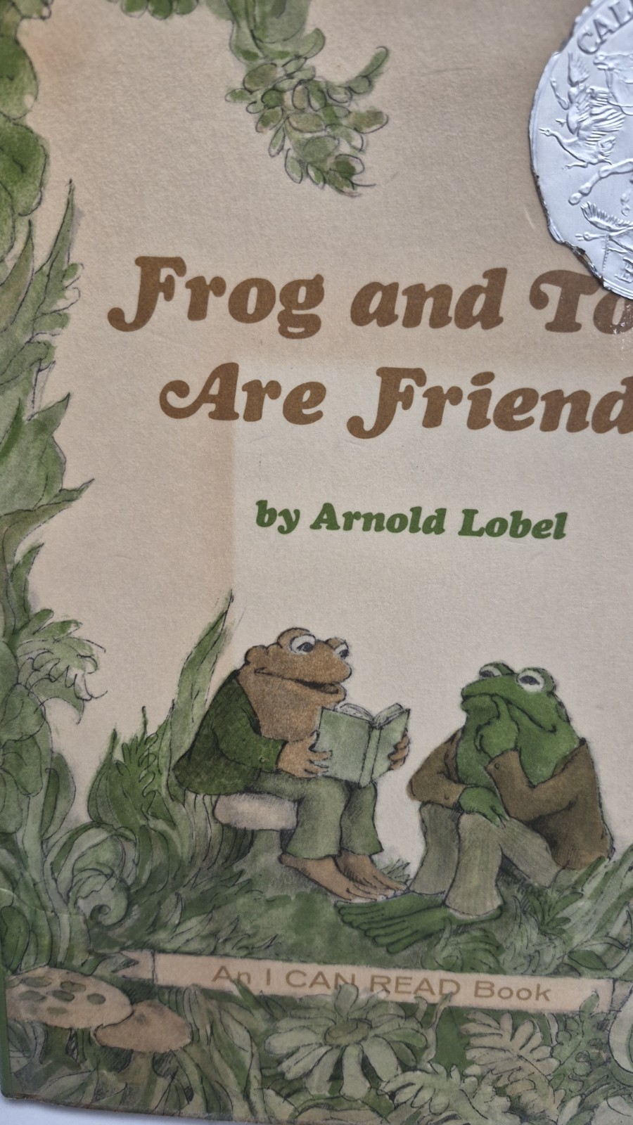 Frog and Toad Are Friends Arnold Lobel 1st Edition HC/DJ I Can Read Book VGC