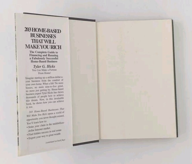 203 Home Based Businesses That Will Make You Rich Hardcover CR 1998 342 Pages