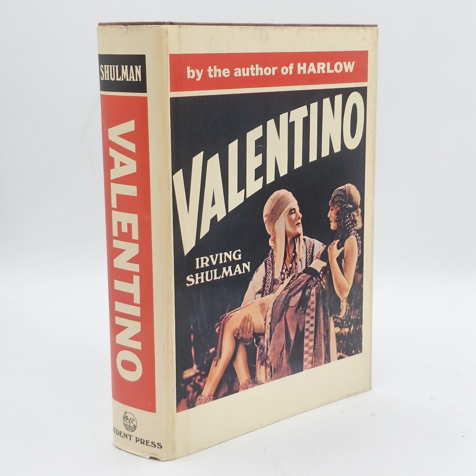 Valentino Irving Shulman 1967 2nd Printing HC w/DJ Vintage Novel