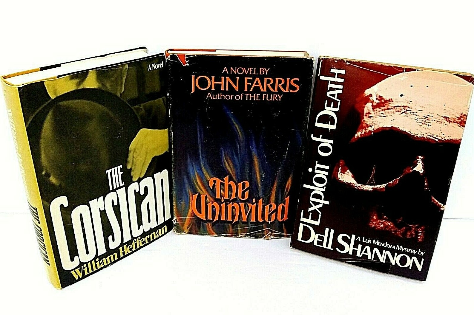 The Uninvited Book Hardcover Dust Jacket By John Farris Plus 2 Mystery Books