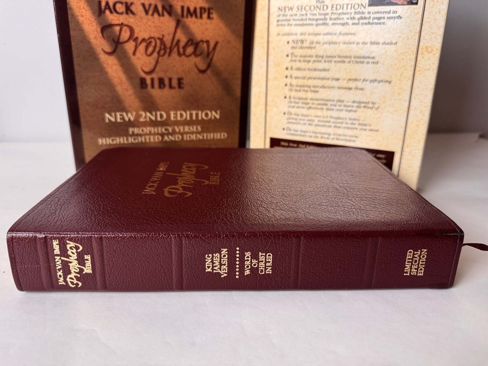 Jack Van Impe Prophecy Bible 2nd Edition King James Version KJV Original Box