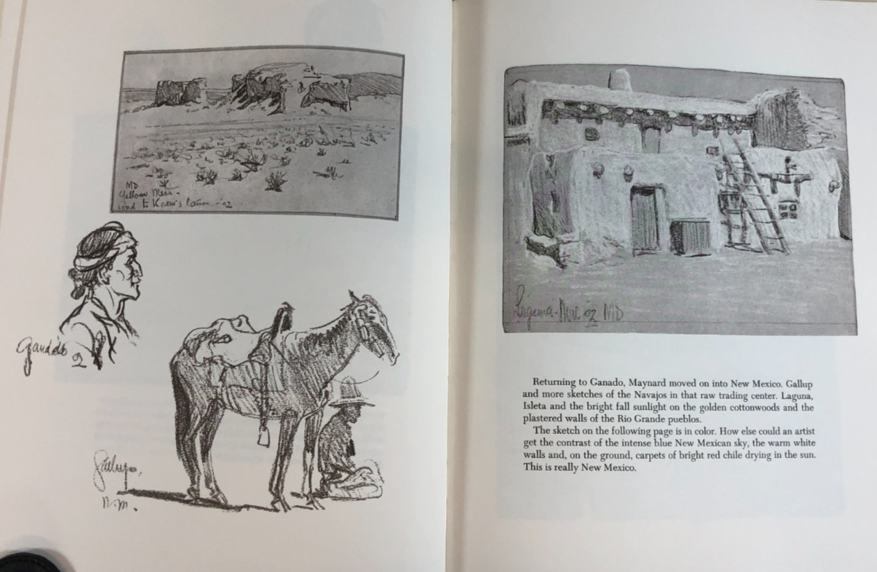 Maynard Dixon Sketch Book, Perceval, 1967, E-119